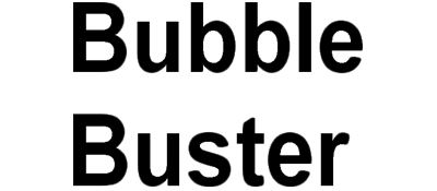 Bubble Buster logo for ZX Spectrum